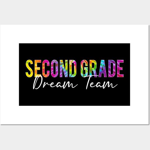 Second Grade Dream Team Students Teachers Back to School Wall Art by Ene Alda